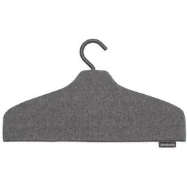 Brabantia - Dampf-Kleiderbügel - Feste Fläche für Hochdruck-Dämpfen auf Kragen und Schultern - Schnelle & einfache Ergebnisse - Beidseitig verwendbar - Vielseitiger 360° drehbarer Haken - Pepper Black