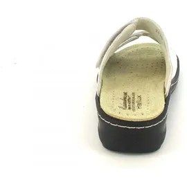 Hickersberger Komfort Pantoletten für Damen, weiß, Größe 42 EU