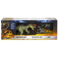 Mattel HLP79 - Jurassic World - Spielfiguren-Set, 3 Teile