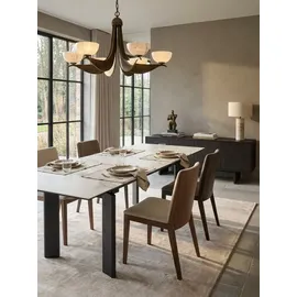 KADIMA DESIGN Esszimmertisch 180 x 95 x 77 cm weiß
