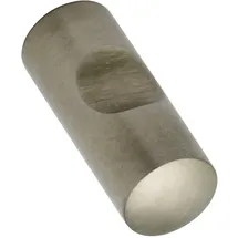 Technik Team MK.15310.20 Möbelknopf Subra ø 10 mm Tiefe 24 mm, Edelstahl gebürstet