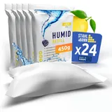 STAHLMANN® 24er Luftentfeuchter Nachfüllpack [24X450G Zitronen DUFT] - Luftentfeuchter Granulat [MADE IN EU] Entfeuchter Nachfüllpack - Entfeuchter Granulat (24er Pack)