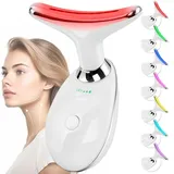 CooBES Gesichtsmassagegerät Gegen Falten EMS Rotlichtlampe Gesicht Wärme Massagegerät Gesicht Face Massager Face Lifting Anti Aging Gerät,Schönheits- und Hautpflegegeräte.
