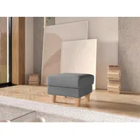 Sit & More Hocker Palmera V, Grau, Holz, Buche, quadratisch, 58x48x58 cm, Goldenes M, Oeko-Tex® Standard 100, Made in Europe, DGM-Klimapakt, Stauraum, Wohnzimmer, Hocker, Sitzhocker