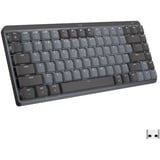 Logitech Master Series MX Mechanical Mini - Tastatur - hinterleuchtet - - Bluetooth QWERTZ Schweiz Graphit, Grau