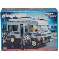 PLAYMOBIL 4023 Polizei Mannschaftswagen mit Figuren