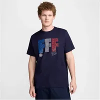 Nike Top France Herren Lights Short-Sleeve Tee, Blackened Blue, M