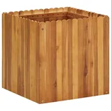 vidaXL Garten-Hochbeet Massivholz Akazie 50 x 50 x 50 cm