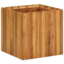 vidaXL Garten-Hochbeet Massivholz Akazie 50 x 50 x 50 cm