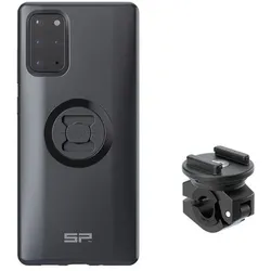 SP Connect Komplettpaket Motorrad Bundle auf Rückspiegel montiert - Samsung S20+