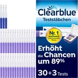 WICK Clearblue Fertilitätsmonitor Teststäbchen 30+3