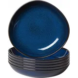 like. by Villeroy & Boch Villeroy & Boch Lave bleu Schale flach klein ø 21 cm 6er Set