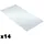 Tectake Doppelstegplatte Hohlkammerplatten 121 x 60,5 x 0,4 cm 0,4 mm weiß