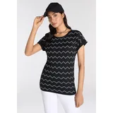 KangaROOS Kurzarmshirt Schwarz/Weiß 32/34