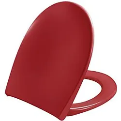 Pressalit Scandinavia Plus WC Sitz  758035D05999 rot, Scharnier aus edelstahl, Senkautomatik