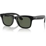 Meta Ray-Ban Meta Wayfarer, glänzend Schwarz, G15-Grün, AI Glasses