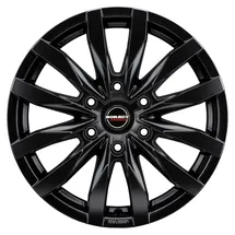Borbet CW6 black matt Alufelge 17 Zoll ET62 6x130 ML84.1