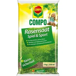 COMPO Rasensamen Spiel und Sport 5 kg für 250 m2