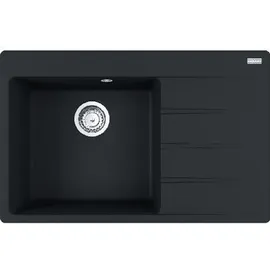 Franke Centro - Fragranit-Spüllbecken CNG 611-78 TL/2, 780x500 mm, schwarz matt 114.0637.513 - Schwarz