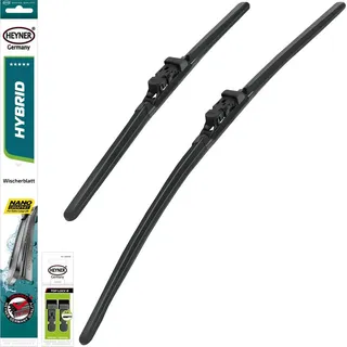 Heyner HEYNER® Scheibenwischer Set passend für RENAULT CLIO V (06.2019 - 12.2020) HYBRID Flachbalkenwischer