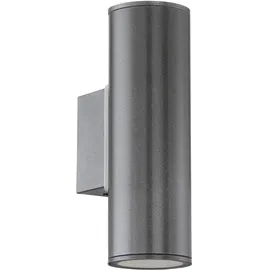 EGLO Außenleuchte Stahl 20,0 cm GU10 2 flammig Anthrazit