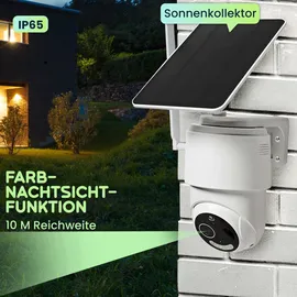 yupboe Überwachungskamera 2K Schwarz