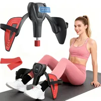 HELISAN 2026 Verbesserter Oberschenkelmaster, 50 kg, verstellbare Beckenboden-Trainingsgeräte für Damen und Herren, Kegel Beckenbodentrainer, intelligenter Zähler, Oberschenkel-Clip-Trainer mit