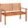 vidaXL Gartenbank 120 x 66 x 89 cm Braun