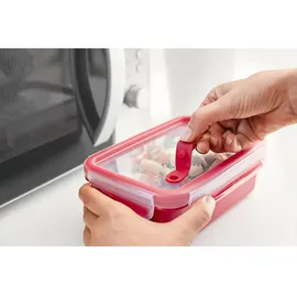 Emsa Mikrowellendose CLIP & MICRO rot 0,55 l, 1 St.