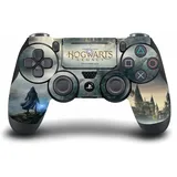 Head Case Designs Offizielle Hogwarts Legacy Wichtige Kunst Grafiken Vinyl Haut Gaming Aufkleber Abziehbild Abdeckung kompatibel mit Sony Playstation 4 PS4 DualShock 4 Controller