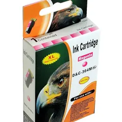D&C Drukerpatrone Tinte ersetzt HP 364M XL Magenta Rot für HP Photosmart Drucker