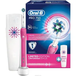 Oral-B Pro 750 CrossAction Pink Limited Edition