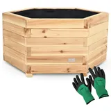 deluke Pflanzkasten Holz 6-eckig MICHA 60cm