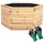 deluke Pflanzkasten Holz 6-eckig MICHA 60cm