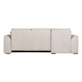 OTTO home Ecksofa OTTO HOME "BEATRICE optionale Schlafsofa mit Bettkasten, B/T/H: 265/170/86 cm", beige (creme), B:265cm H:86cm T:170cm, 100% Polyester, Sofas, Ecksofa, L-Form, wahlweise auch mit Bettfunktion und Bettkasten