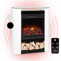 Klarstein Studio 5 Arc Elektrokamin 1800 W LED-Flammen Heizlüfter