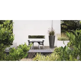 Prosperplast Rainbowl Flower Regenspeicher 150 l betongrau