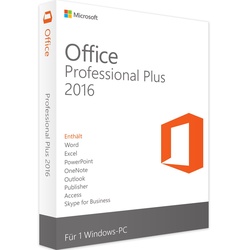 Office 2016 Professional Plus - Produktschlüssel - Sofort-Download - Vollversion - 1 PC - Deutsch