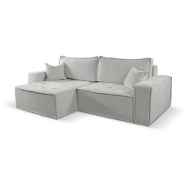 kaiser möbel L-förmiges Bohoo-Ecksofa mit Schlaffunktion Dunkelbeige Links