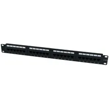 Startech StarTech.com Patchpanel Cat 6 24 Port 1 HE zur Rack-Montage, Netzwerk Patch Panel 24 Anschlüsse