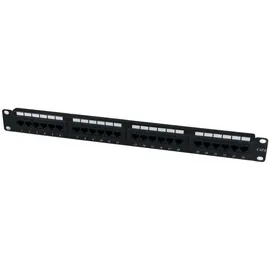 Startech StarTech.com Patchpanel Cat 6 24 Port 1 HE zur Rack-Montage, Netzwerk Patch Panel 24 Anschlüsse