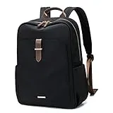 GOLF SUPAGS Rucksack Damen 15.6 Zoll 17 Zoll Damen Handgepäck Große Kapazität Rucksack Wasserdicht Reisetasche Laptopfach für Daypack Business Travel Rucksack, Schwarz