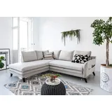 miuform Charming Charlie | Ecksofa mit Bettfunktion und Bettkasten L-Form Links | Beige | Sofa Schlafsofa Couch | Beige