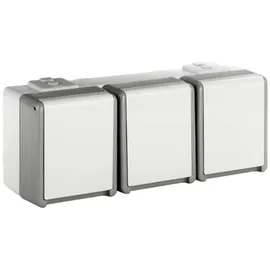 Siemens DELTA fläche IP44 Schuko-Steckdose, dunkelgrau/hellgrau 5UB4731