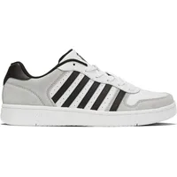 K-Swiss Herren Court Palisades Sneaker, White/Gray/Black, 42.5 EU