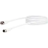 Schwaiger SAT-Anschlusskabel 75 dB 1,5 m F-Stecker/IEC-Buchse