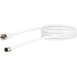 Schwaiger SAT-Anschlusskabel 75 dB 1,5 m F-Stecker/IEC-Buchse