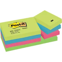 Post-it Haftnotiz Energetic Collection 38x51mm 100 Blattz 4 Farben