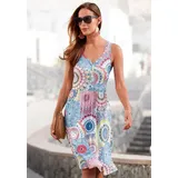 vivance by lascana Jerseykleid Shirtkleid Mehrfarbig 46