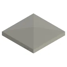 OSMO Pfostenkappe Typ D 10 x 10 cm Aluminium Grau
